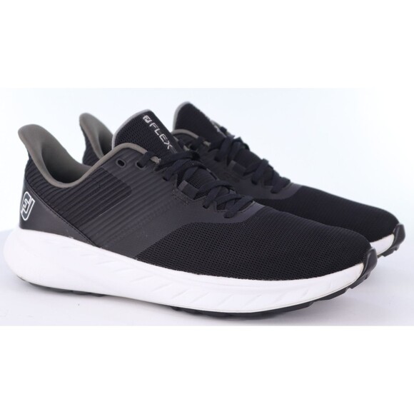 FootJoy FJ Flex Men\'s Knit Spikeless Golf Shoes Size 11 M Black 56287 main image 4
